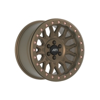 17X8.5 Hybrid Beadlock Wheel Bronze 6X114.3 Offset 0 Bronze Imitation Beadlock Ring