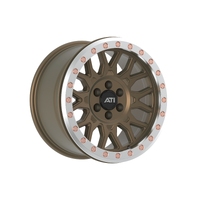 17X8.5 Hybrid Beadlock Wheel Bronze 6X114.3 Offset 0 Machined Imitation Beadlock Ring