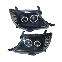 Head Light Pair Angel Eyes Hilux KUN GGN