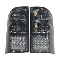 Tail Light Pair LED Black Patrol GU