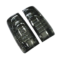 Tail Light Pair LED Smoked Lens Landcruiser 80