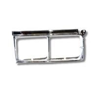 Headlamp Rim LH Chrome Landcruiser 80